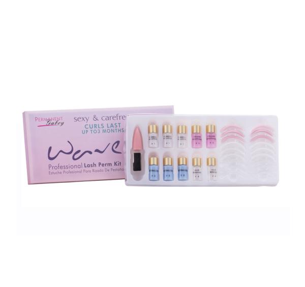 Pink Large Wave Eyelash Perm Kit Three Sizes Perm Rod Lash Lifting