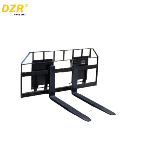 Light Duty Skid Steer Pallet Forks 320mm Length For Excavator Undercarriage Parts