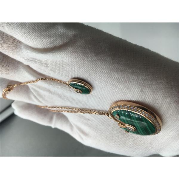Malachite High End Custom Jewelry Amulette De Necklace For Women