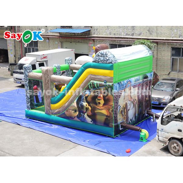 Надувное скольжение хвастуна животной тематической вечеринки 6*4м сползает раздувное для рекламировать