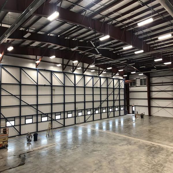 Modern Clear Span Prefab Steel Garage Steel Structure Workshop Warehouse Shed Supermarket