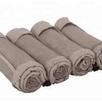 Wholesale Custom Microfiber Suede Mesh Bag Gym Towel With Logo