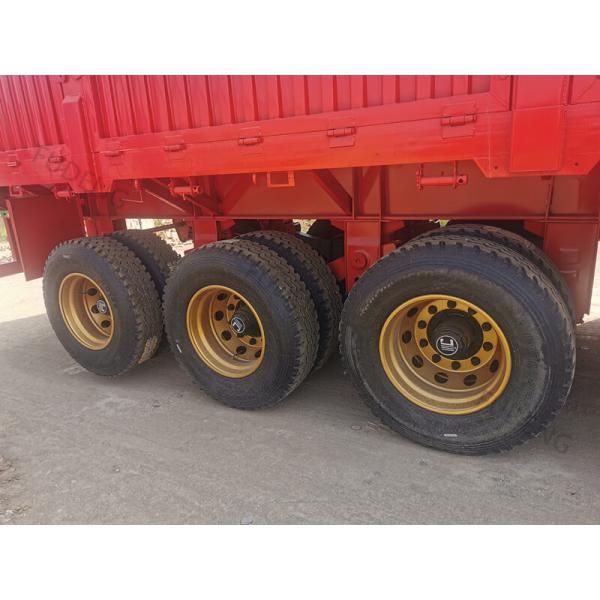 Cement Cargo Carbon Steel Side Wall Semi Trailer