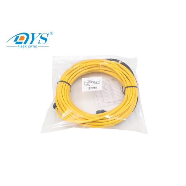 Кабель волокна PVC 15m SC/APC 12cores Pre прекращенный с вытягивая глазами