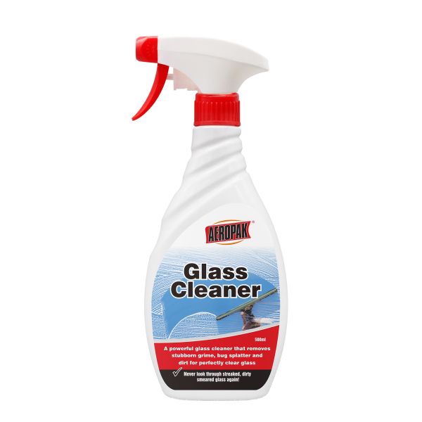 Aeropak 500ml Car Window Glass Cleaner Liquid Agent Mirror Glass Cleaner Spray for Automotive & Household Water Stain Remover