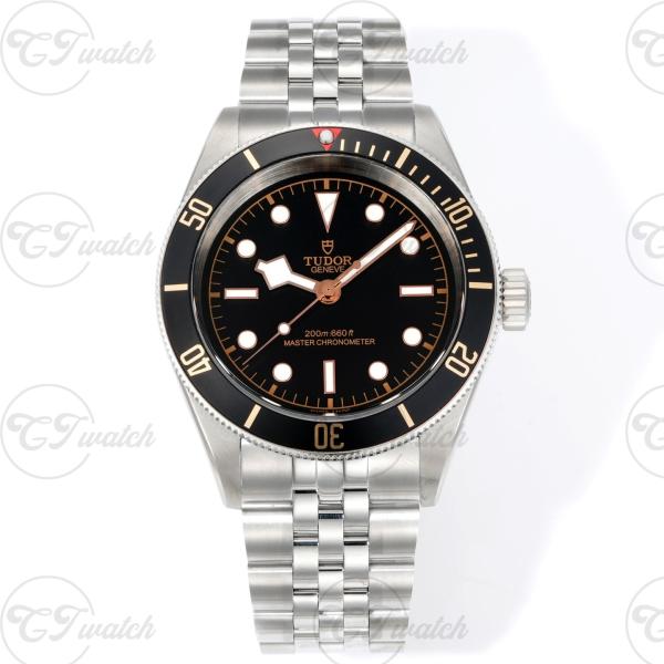 Tudor Black Bay Fifty Eight 39mm Super Clone Watch Black Dial Gold Markers Automatic Vintage Diver Design