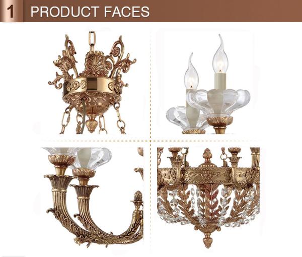 hinkley brass chandeliers Lighting Fixtures For Hotel Project  Lamp (WH-PC-30)