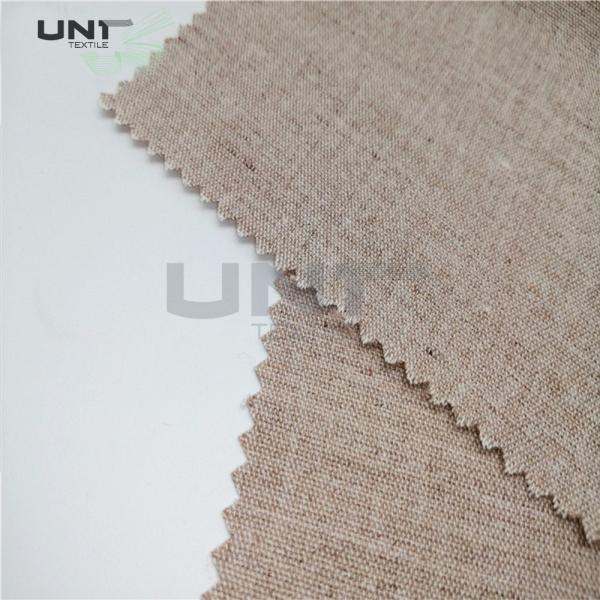 Сплетенный полиэстер хлопка холста смычка волос Интерлининг подкладка 260гсм для костюма формы одежды