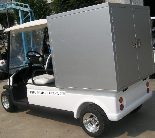 Electric Utility  Golf Cart  2 Seaters With Aluminum  Box For Transportation