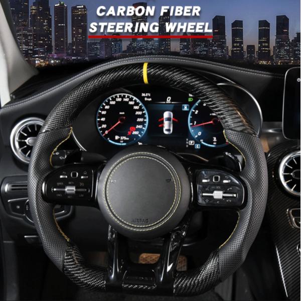 Ssangyong Series Wholesale Custom Enhanced Grip Universal Carbon Fiber Рулевое колесо из углеродных волокон