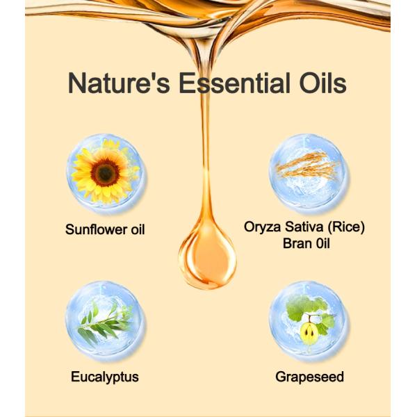 Aceite de masaje corporal de argán aromatizado para la pérdida de peso para el cuidado del cuerpo