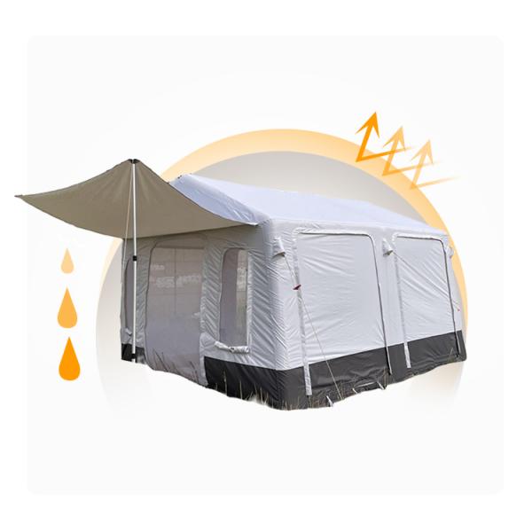 Precio mayorista de fábrica carpa de túnel inflable impermeable carpa de fiesta ligera inflable