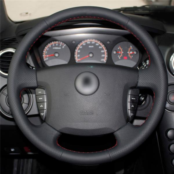 White Thread Leather Car Cover Kit for Ssangyong Actyon Kyron Korando 2011-2014 Rexton W Rodius