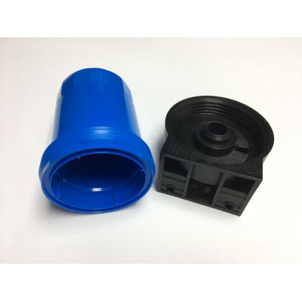 Hot Runner System Plastic Cover Mould Blue Bottle And BlacK Cap For Home Appliances