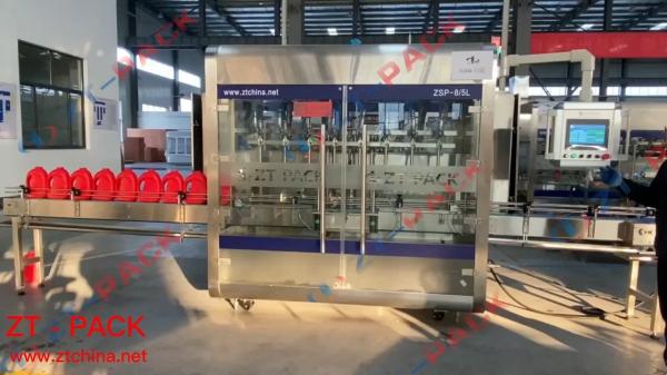 Máquina de enchimento líquida industrial 0.8mpa da lavagem do prato 30ml 4500bph