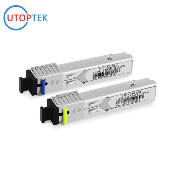 155M SFP Single SC 20km 1310/1550nm DDM optical Transceiver Module ZTE/Cisco/Huawei/HPE/Aruba/Mikrotik