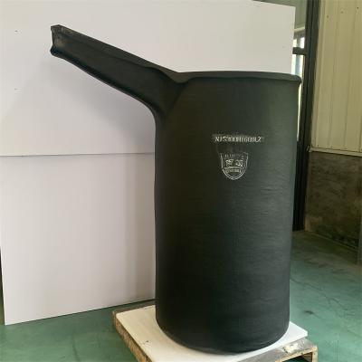 Molten Metal Crucible With Pouring Nozzle Metal Melting Silicon Carbide Graphite