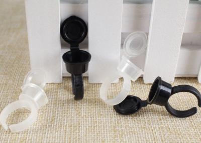 Charming Tattoo Accessories Plastic Permanent Makeup Tattoo Ink Ring Cup With Cap
