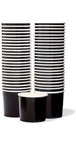 9-Oz Disposable Dessert Bowls For Hot Or Cold Food, 9-Ounce Party Supplies Treat Cups For Sundae, Frozen Yogurt