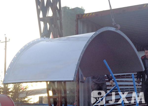 Stable Performance Cement Storage Silo / Mini Cement Silo With Breaking Arch Device