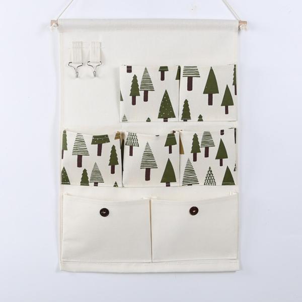 hanging storage bag pockets organizer door wall chest holder customized hedgehog whale owl