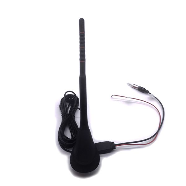 Customized DAB AM/FM Universal Stainless Steel High Gain Car Radio Antenna with High Reception Durable & Easy Install