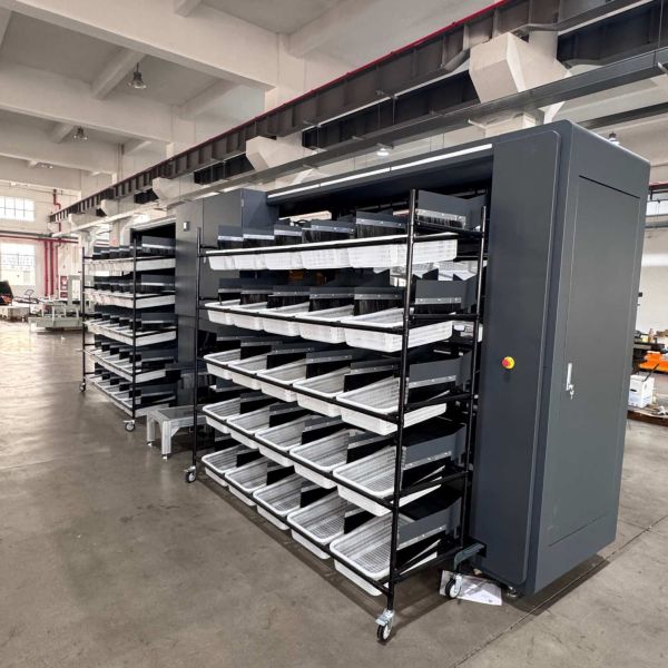 High-Speed 2 m/s Reciprocating Multi-Layer Cart Put Wall System for Parcel Logistics