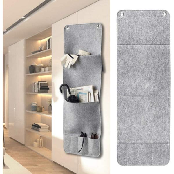 100% Polyester Felt Wall Hanging Storage Bag Organizer 3mm