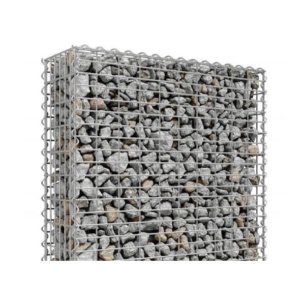 Квадратное отверстие сварило провод стали 2x1x1 Gabion гальванизированный корзинами