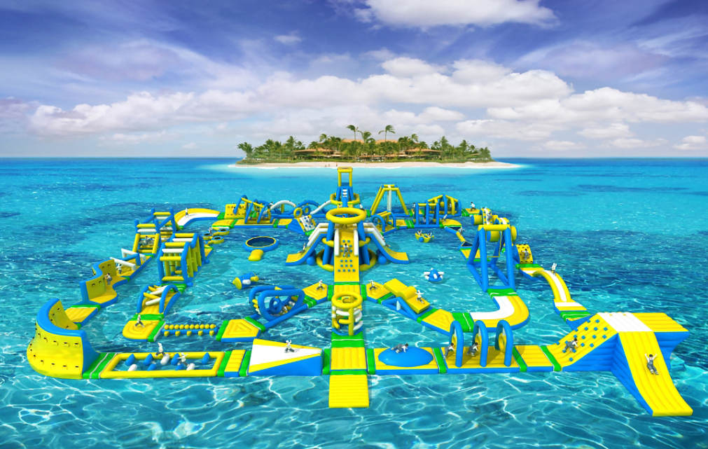 Factory Hot Selling Inflatable Aqua Park outdoor Floating Play Adventure Games floating Inflatable Water Park for Sale