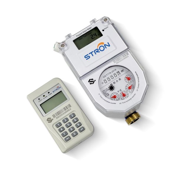 Brass Body Lora Wireless Prepaid Water Meter with 16MPA Water Pressure and 8 Years Battery Life