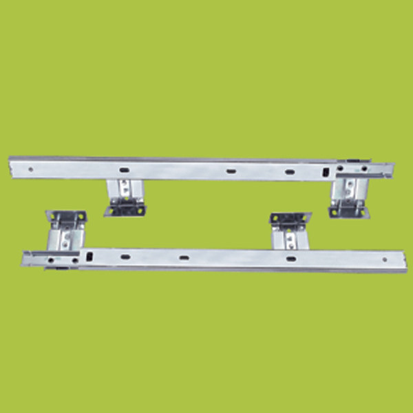 Blue Zinc plated single extension ball bearing slides 14 inch keyboard drawer slide