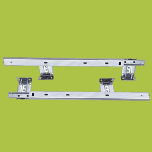 Blue Zinc plated single extension ball bearing slides 12 inch keyboard drawer slide