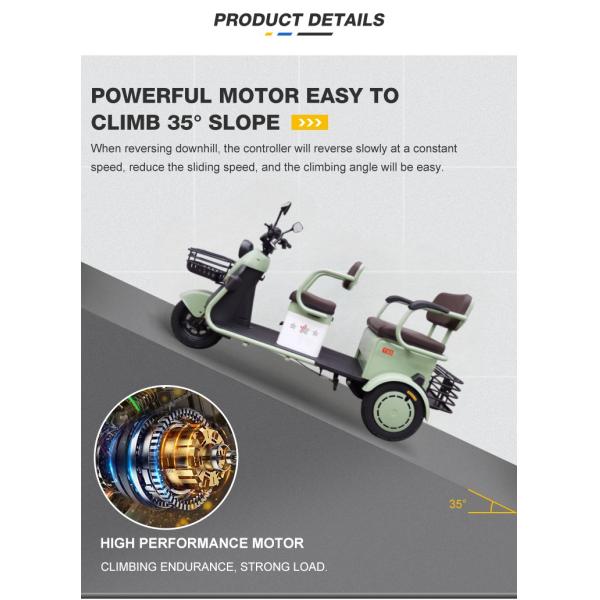 tricycle motorized cargo three wheel scooters bike tricycle for adults