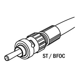 Patchcord do ST de ST-025 ST-10 ST-20 (BFOC) com o conector de fibra ótica plástico
