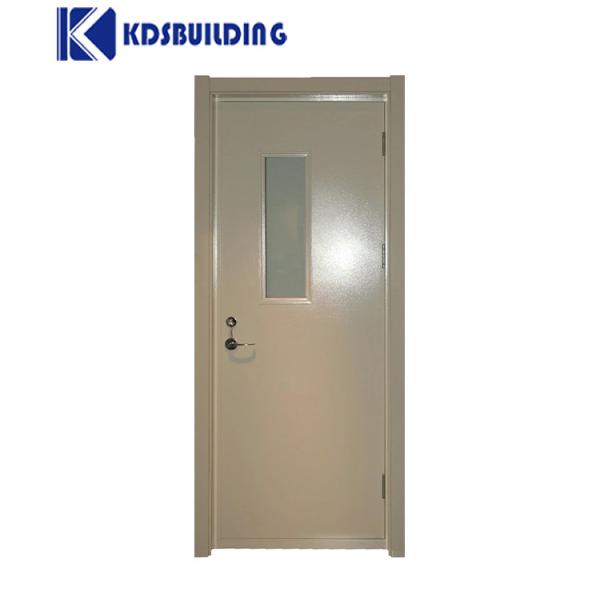 KDSBuilding custom cheap manufacturer Low Price Modern Front Exterior Steel simple Safe Home  Door Industrial Security Doors