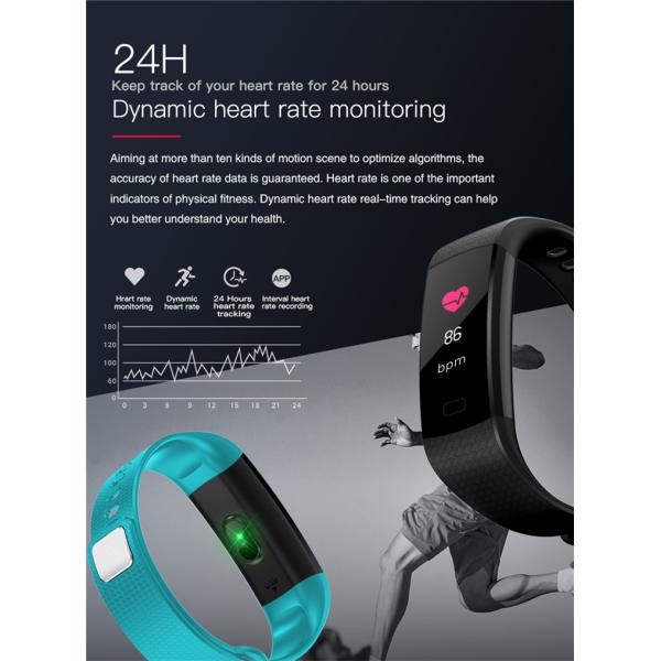 2019 New Wholesale Fitness Bracelet Smart Wristbands Heart Rate Monitor Blood Pressure Fitness Tracker Smart Bracelet