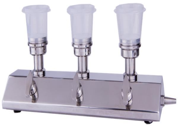 3 Filter Head Easy Clean Manifold Vacuum Filtration Stainless Steel Solvent Filter