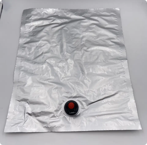 High Barrier VMPET / PE Aluminum Foil Bib Inner Liner Bag In Box With Valve