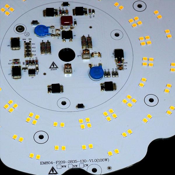 A injeção feita sob encomenda do conjunto do PWB do diodo emissor de luz do círculo do DOB da microplaqueta de SMD 2835 fez