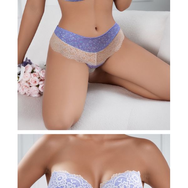 Women Lingerie Set Printed Flowers S-XL America Size High Quality New Come Lingerie Wholesale Set Matching Set for Women