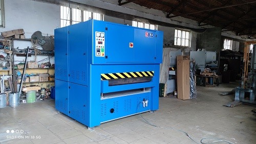 Customized Metal Wide Belt Sander 380V 50HZ For Slag Removal / Texturing