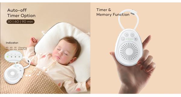 Portable Audio Baby Monitor Wireless Sleep Aid White Noise Machine
