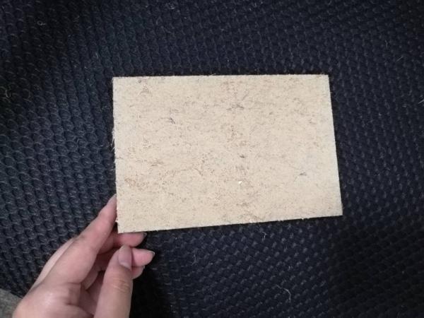 Fast Installation Hard Fiberboard , Low Carbon Plant Fiber Thin Hardboard Sheets