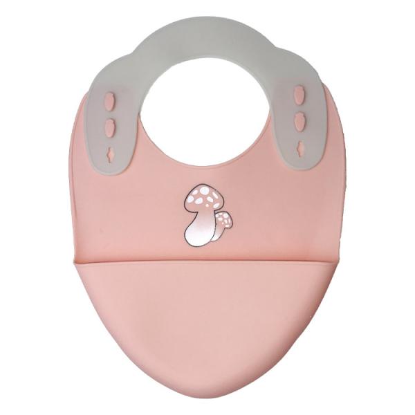 ISO9001 Approved Silicone Baby Feeding Set Plate Mushroom Carrot Shape BPA Free