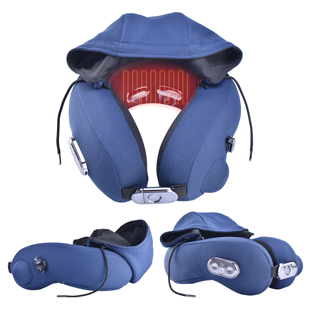 Portable Yoga Style Shoulder Coverage Air Compression Neck  Stretching Thai Neck Massage Pillow