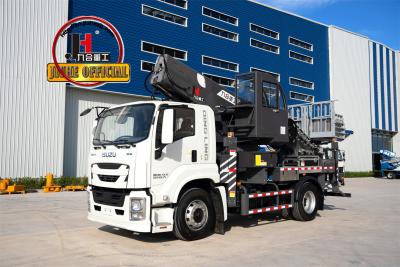 21m 23m 24m 25m 29m 32m 38m 45m 50m 55m Caminhão de trabalho aéreo HOWO Veículo de trabalho aéreo ISUZU Plataforma de trabalho alta
