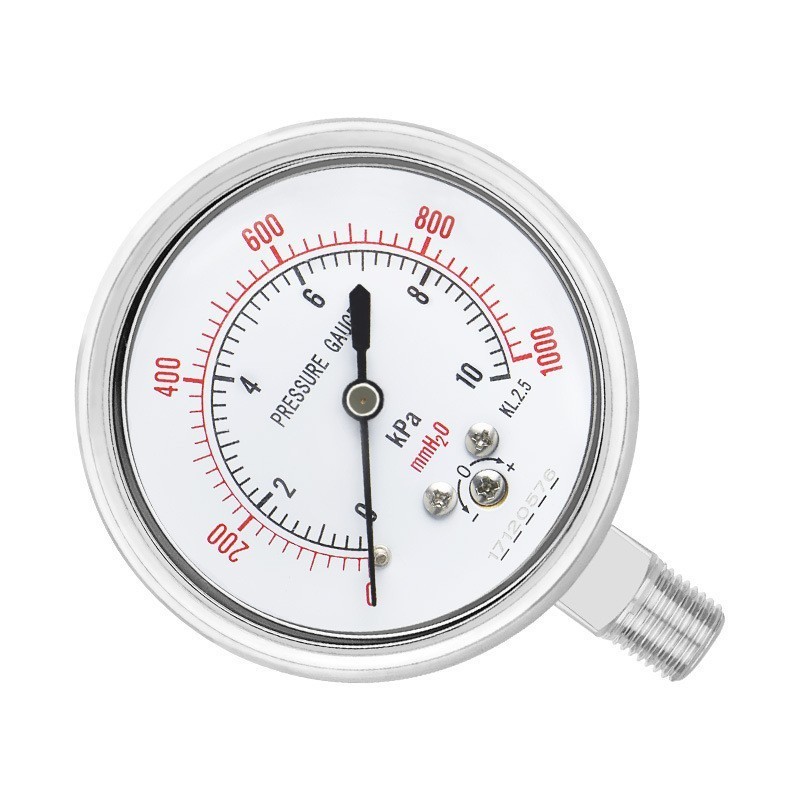YE60BF M14*1.5 Isolation Diaphragm Capsule Pressure Gauge for Liquid Gas Measurement