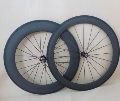 3k/matt  700c front 60+rear 88MM Carbon clincher wheelset width 23mm for road bike wheels