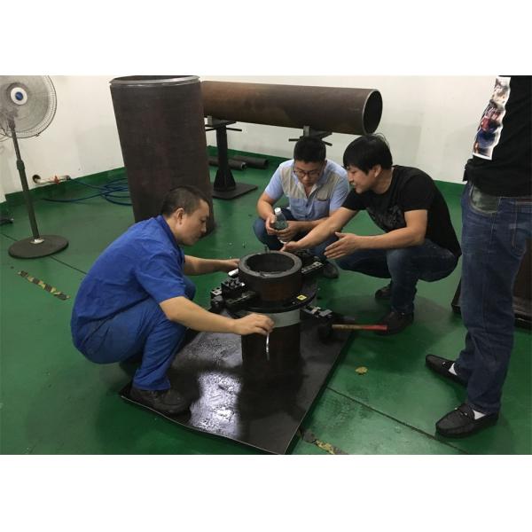 Cold Cutting Pneumatic Beveling Tools , Bevel Cutting Machine For Tubes